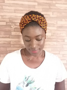 Headband in tortoiseshell wax!
