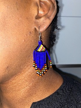 Massai style earrings
