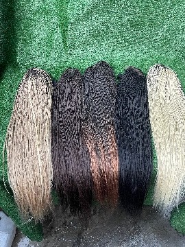 Bone straight braided wig(4*4 closure)