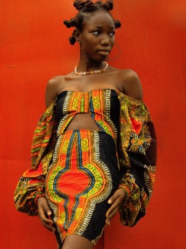Kente short dresses, off shoulder dresses