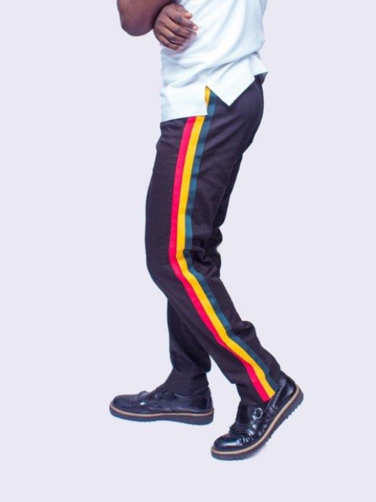 Side Stripes Jeans Pants, Side Stripes Denim Pants, Mens Clothing, Men Wear