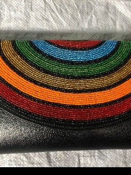 Beaded Clutch bag/evening purse/beaded purse/handmade beaded clutch bag