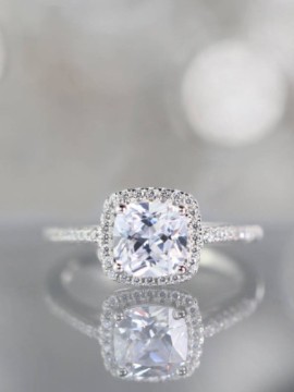 Proposal Ring/wedding/engagement/gift/fashion/Sterling silver