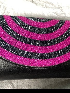 Beaded Clutch bag/evening purse/beaded purse/handmade beaded clutch bag