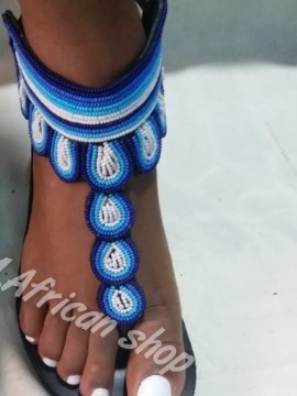 African Women Gladiator Sandals/Leather sandals/brown leather/flat sandals