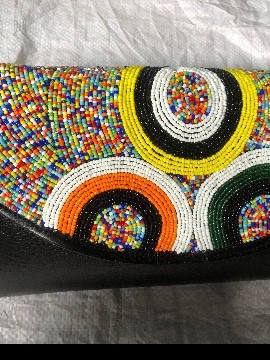 Beaded Clutch bag/evening purse/beaded purse/handmade beaded clutch bag