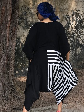 Reversible Black&amp;White Favour Essouira