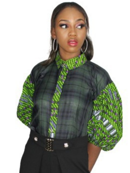 African Print Shirt, Ankara Shirt, African Print Top