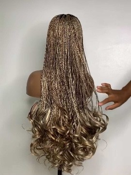 French curl wig(13*4 frontal)