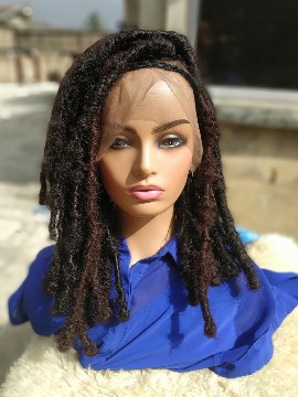 Braids wig,faux locs, full lace wig