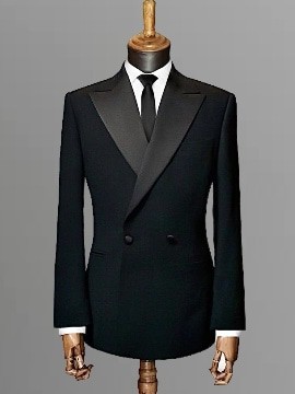 Men black tuxedo suit.                 Best seller