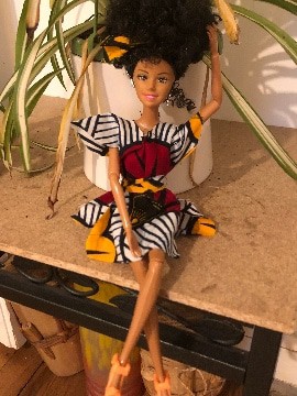 afro doll