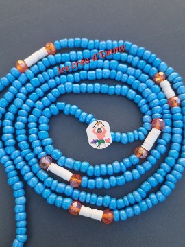 Size beads Blue