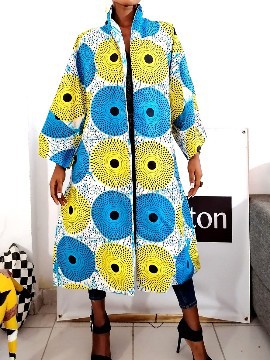 Afro Kimono coat by Ricoton