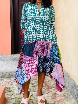 Eki 'Up-cycled dress' (NYFW)