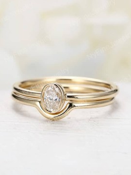 2pcs vintage zircon pearl ring/set new fashion /14karat ring