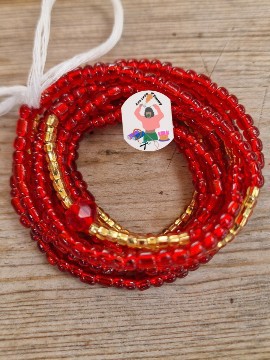 Red and golden baya / bine-bine