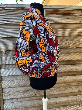 Bombers pour femme avec poches invisibles - Bombers en Wax fleur de mariage