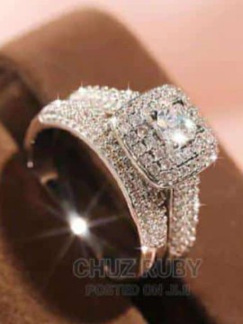 2pcs bague de perle vintage super solide/ensemble nouvelle mode/bague en or blanc 14 carats