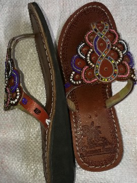 African Women wedgelike Sandals