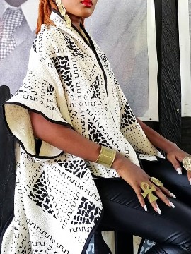 Afro kimono bogolan